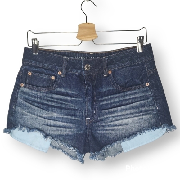 American Eagle Outfitters High-Rise Festival Denim Shorts Size 6 - Picture 1 of 5